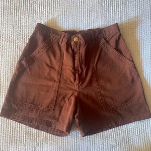 Big Bud Press Work Shorts in Fudgesicle Brown